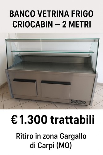 Vetrina banco frigo - banco,